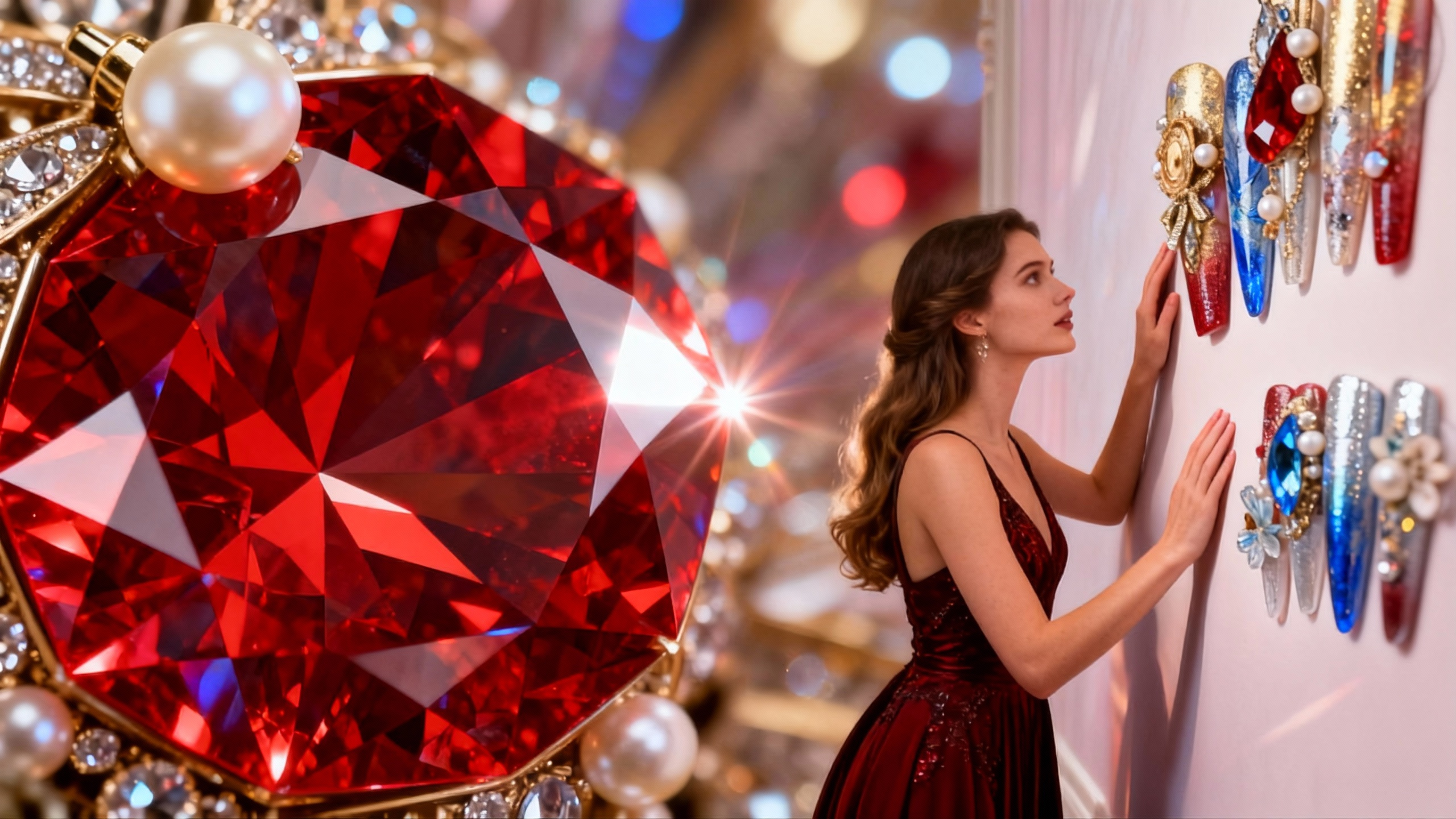 Luxury Christmas Nails: Sparkling & Glam Holiday Press-On Sets