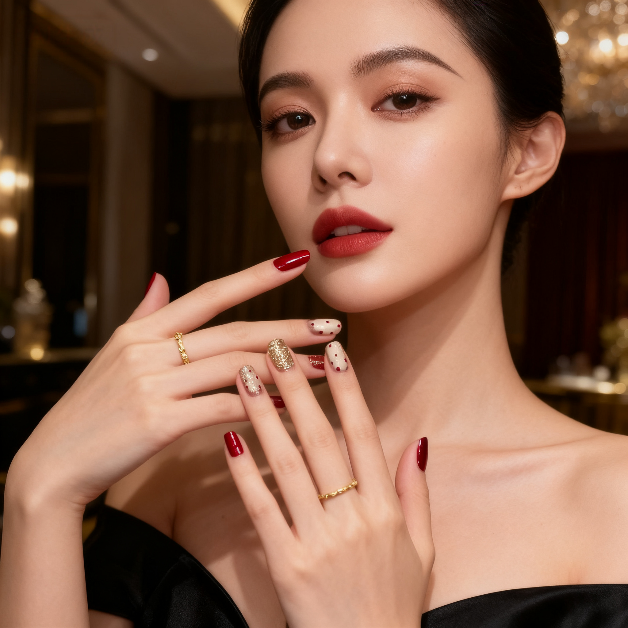 Vintage Garnet Affair